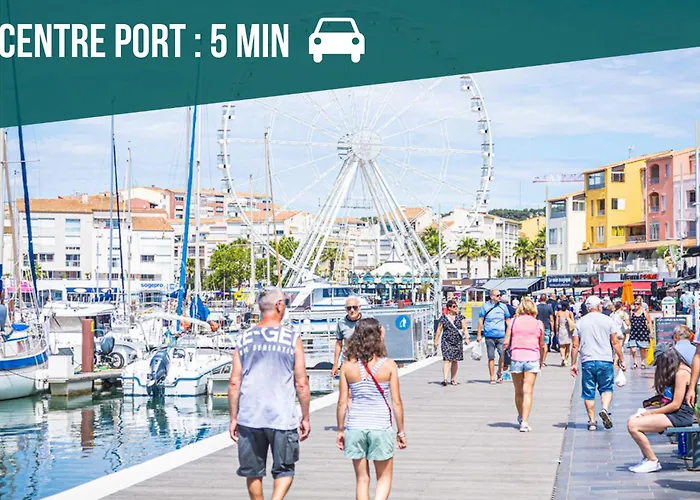 شقة Au Bord De L'eau - Cosy Au Cap D'agde آجد